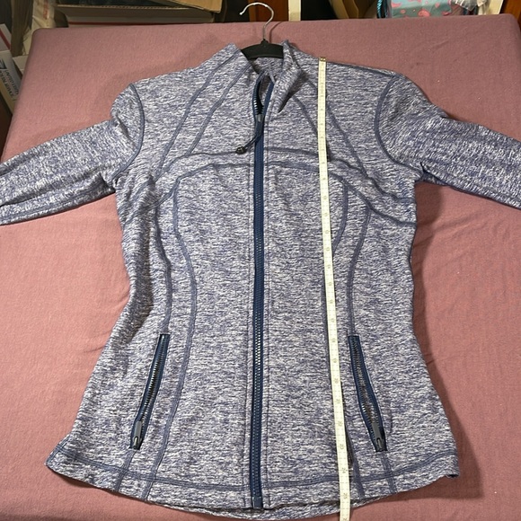 Lululemon Define Jacket *Rulu - size 8 - in Heathered Hero Blue - Picture 5 of 6